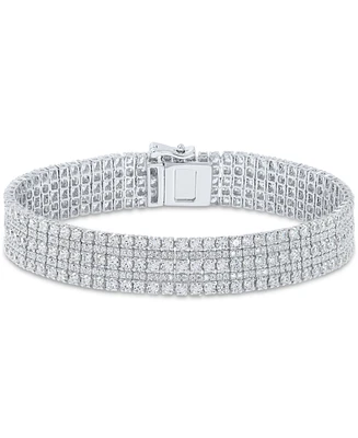 Diamond Multirow Tennis Bracelet (12 ct. t.w.) in 14k White Gold