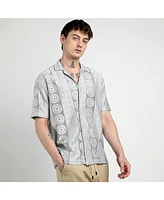 Campus Sutra Men's Oversized Candy Striped Shirt