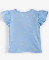 First Impressions Baby Girls Short-Sleeve Tulip Twirl Printed T-Shirt, Created for Macy's