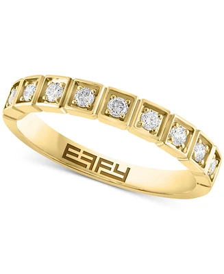 Effy Diamond Square Band (1/4 ct. t.w.) in 14k Gold