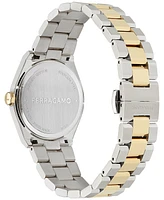 Ferragamo Women's Swiss Vega Two-Tone Stainless Steel Bracelet Watch 35mm