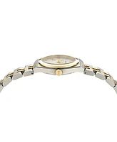 Ferragamo Women's Swiss Vega Diamond Accent Two-Tone Stainless Steel Bracelet Watch 28mm