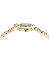 Ferragamo Women's Gancini Twisted Gold Ion Plated Stainless Bracelet Watch 28mm