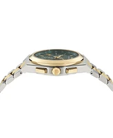 Ferragamo Men's Swiss Chronograph Vega Two-Tone Stainless Steel Bracelet Watch 42mm