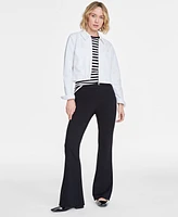 On 34th Women's Denim Cropped Chore Jacket, Exclusively at Macy's