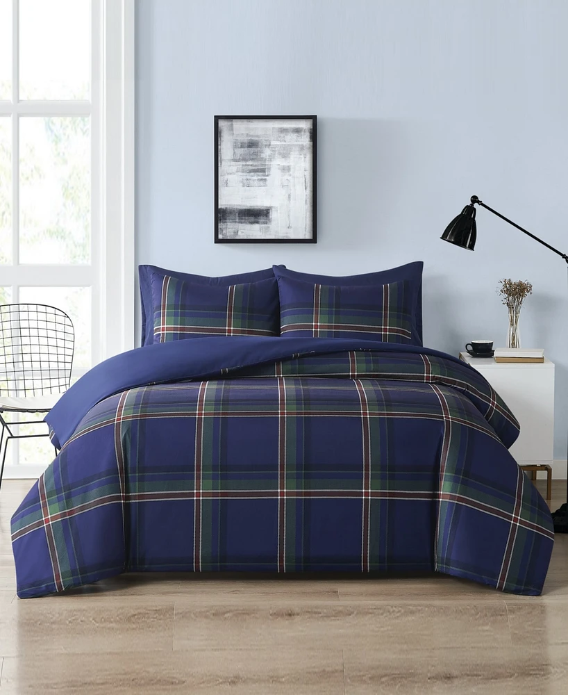 Truly Soft Bronson Plaid 2-Pc. Duvet Cover Set, Twin/Twin Xl