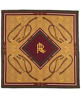 Lauren Ralph Lauren Belting Motif and Glen Plaid Square Scarf