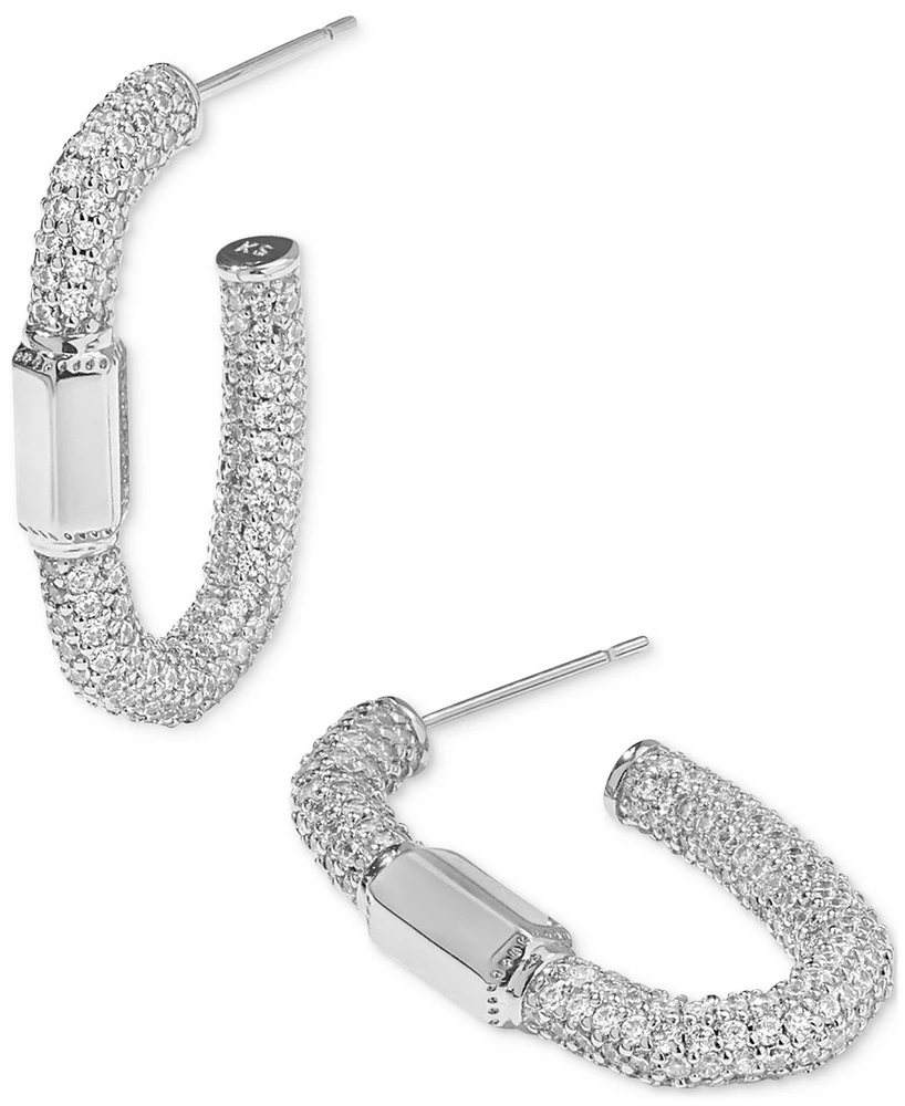 Kendra Scott Pave Link Hoop Earrings