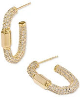 Kendra Scott Pave Link Hoop Earrings