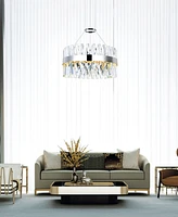 Cwi Lighting 14" Metal Glace Led Chandelier