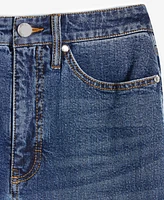 On 34th Women's Denim Tinted Cuffed Wide-Leg Jeans, Exclusively at Macy's