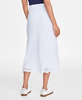 On 34th Women's Embroidered Eyelet Pull-On Midi Skirt, Exclusively at Macy's