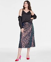 On 34th Women's Multi Sequin Midi Skirt, Created for Macy's