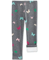 Carter's Toddler Girls Butterfly-Print Cozy Fleece Leggings