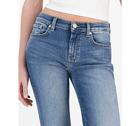 7 For All Mankind Women's Dojo Embellished-Back-Pocket Jeans