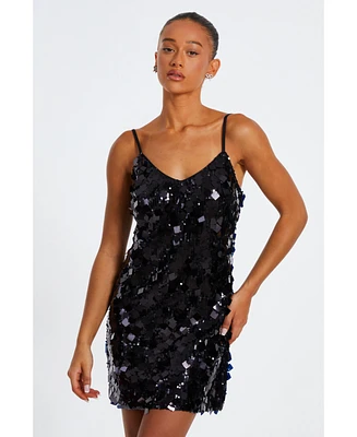 Quiz Women's Large Square Sequin Bodycon Dress