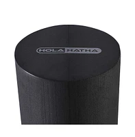 HolaHatha Portable High Density Solid Eva Foam Roller for Yoga and Gym Workouts