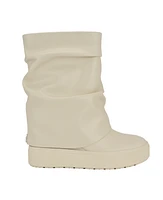 Guess Women's Guinna Fold Over Slouchy Booties