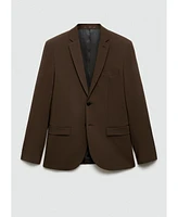 Mango Men's Stretch Fabric Super Suit Blazer