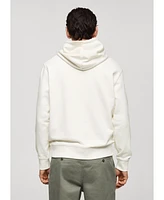 Mango Men's Cotton Hooded Sweatshirt