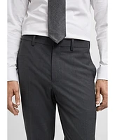 Mango Men's Stretch Fabric Super Suit Pants