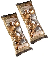 Betsy Ann Chocolates Milk Chocolate Foil Stars, 2 Pack