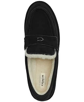 Coach Women's Forest Cozy Shearling Moc Slippers