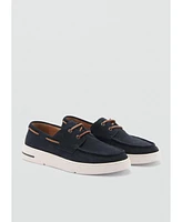 Mango Men's Suede Nautical Shoes