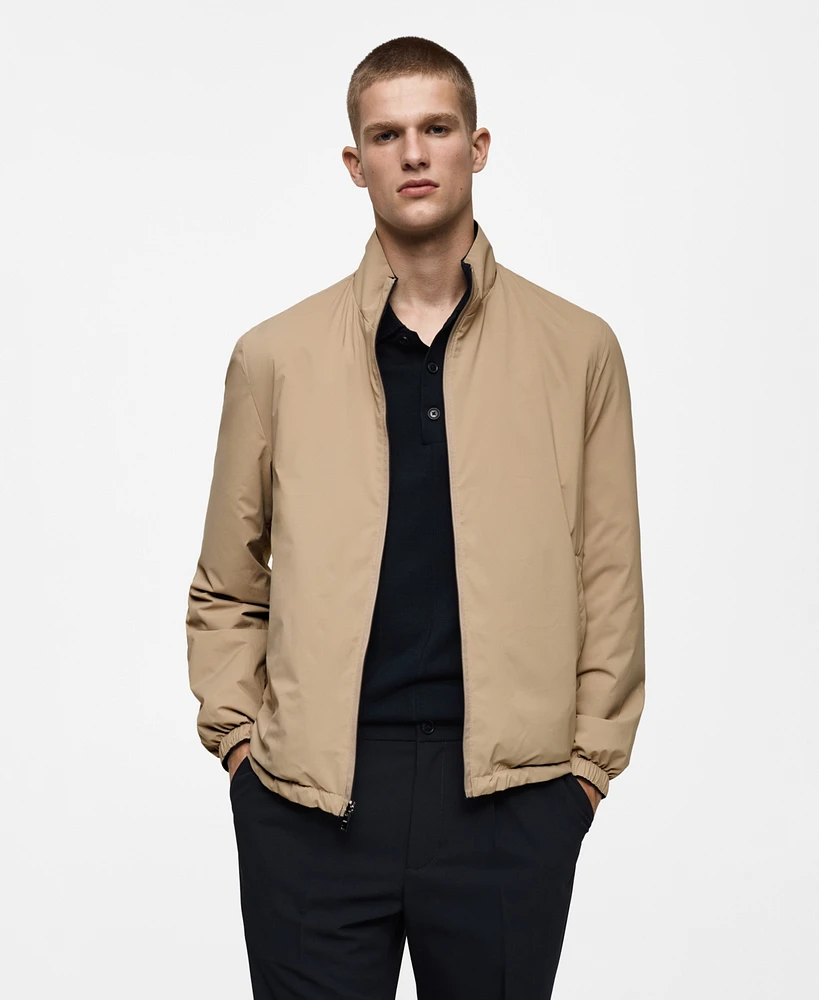 Mango Men's Reversible Water-Repellent Jacket