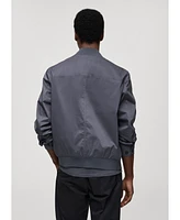 Mango Men's Pocket Detail Bomber Jacket