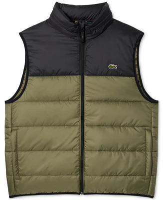 Lacoste Men's Hooded Puffer Vest