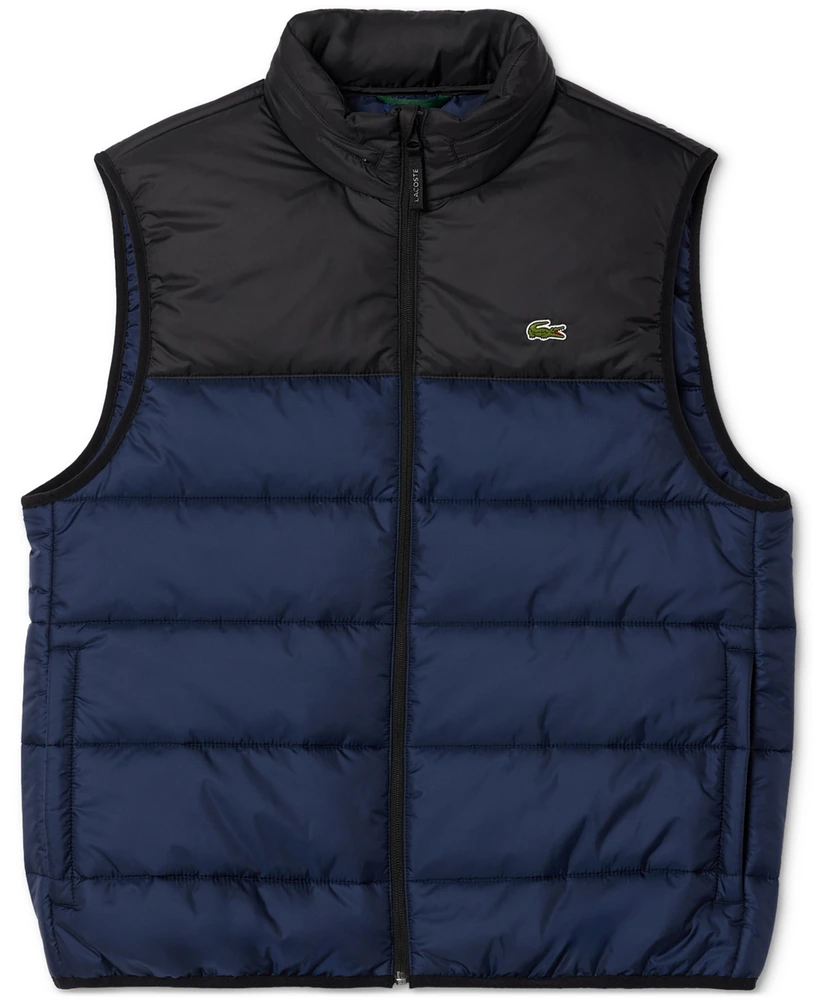 Lacoste Men's Hooded Puffer Vest