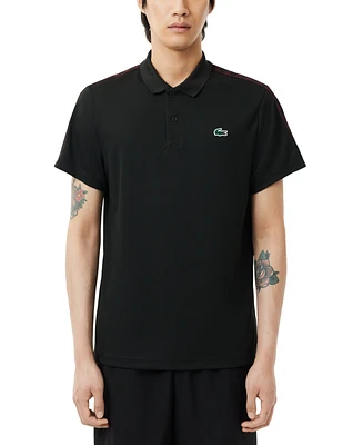 Lacoste Men's Jacquard Striped Polo Shirt