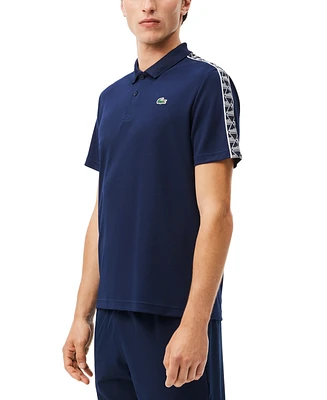 Lacoste Men's Jacquard Striped Polo Shirt 