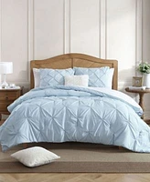 Swift Home Classic Stripes Pintuck Comforter Set