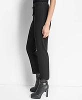 Dkny Women's Pyrn Foldover-Waist Ankle Pants