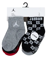 Jordan Baby Monogram Socks, 6-Pack