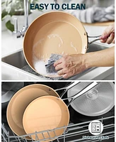 9.5-Inch Black Nonstick Hard Anodized Fry Saute Omelet Pan