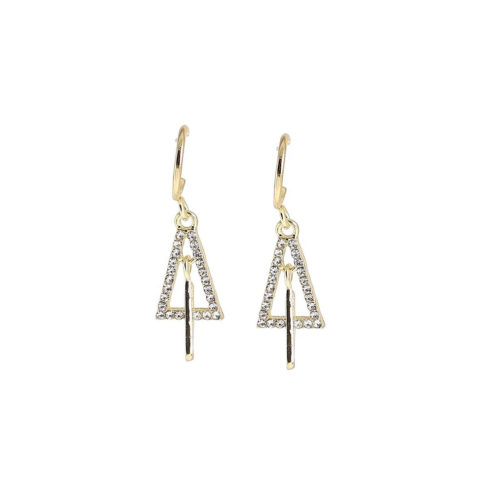 Sohi Women's Bling Drop Earrings