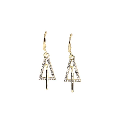 Sohi Women's Bling Drop Earrings