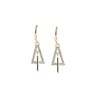 Sohi Women's Bling Drop Earrings