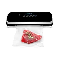 NutriChef Automatic Food Vacuum Sealer - Electric Air Sealing Preserver System (Black)