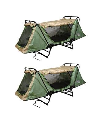 Kamp-Rite Original Portable Versatile Cot, Chair, & Tent, Easy Setup (2 Pack)