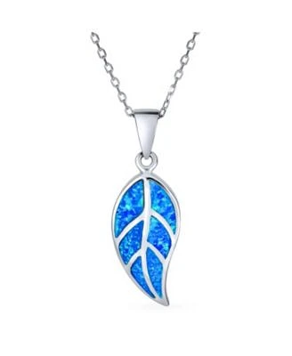 Bling Jewelry Native American Inspired Red Brown Blue Created Opal Inlay Lever Back Nature Leaf Dangle Drop Earrings Pendant Western Jewelry Setmfor Women .925 Sterling Silver Fish Hook