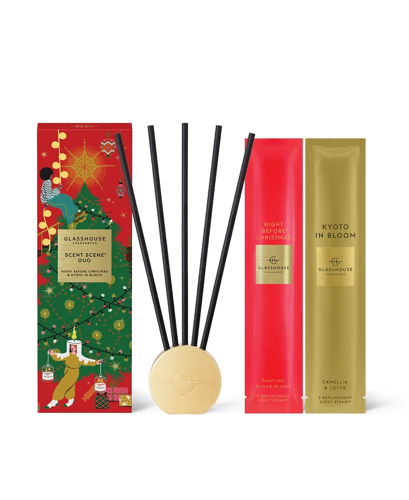 Glasshouse Fragrances Holiday Scent Scene Duo Fragrance Diffuser