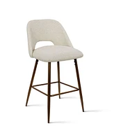 26 Inches Counter Height Bar Stools Set Of 2,Barstools with Metal Legs-Maison Boucle