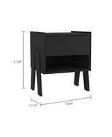 Depot E-shop Caladium Nightstand, One Drawer, Open Shelf