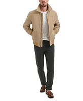 Dockers Men's Relaxed-Fit Microtwill Full-Zip Bomber Jacket