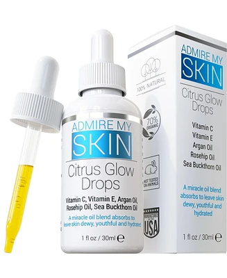 Admire My Skin Vitamin C Oil Citrus Glow Drops with Vitamin E Oil & Argan Oil