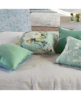 Designers Guild Brera Lino Thyme And Pale Jade Linen Decorative Pillow